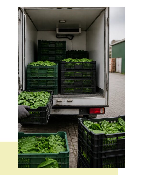 Перевозка шпината в Новоалтайск с сохранением свежести продукции